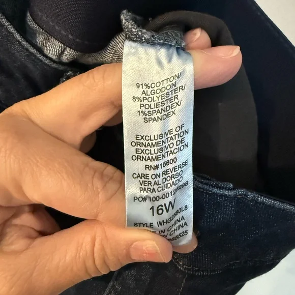 Democracy Ab solution wide leg Blue Jeans - Picture 7 of 8